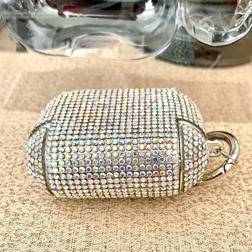 NWT Pink Iridescent Rhinestone AirPods Pro Case